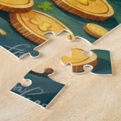 Australischer Schäferhund St. Patrick’s Day Glückl Puzzle (Seite)