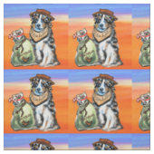 AUSTRALISCHER SCHÄFERHUND STOFF (Muster)