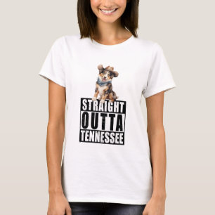 Australischer Schäferhund Straight Outta Tennessee T-Shirt