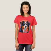 Australischer Schäferhund T-Shirt (Vorne ganz)