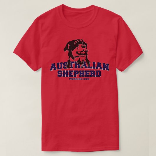 Australischer Schäferhund T-Shirt (Design vorne)