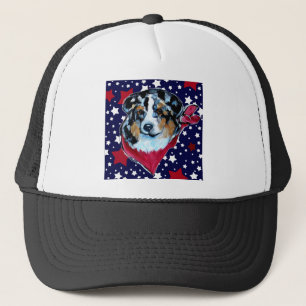 AUSTRALISCHER SCHÄFERHUND TRUCKERKAPPE