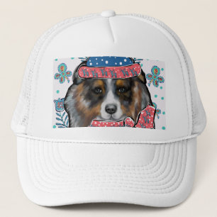 AUSTRALISCHER SCHÄFERHUND TRUCKERKAPPE