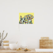 Australischer Schäferhund und Plott Hound Poster (Küche)