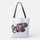 Australischer Schäferhund und Rosenfreude Tasche (Rückseite)