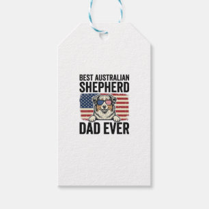Australischer Schäferhund-Vater Patriotisch Vintag Geschenkanhänger