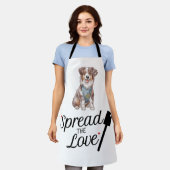 Australischer Schäferhund verbreitete die Liebe Schürze (Getragen)