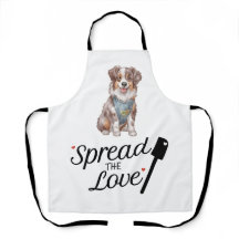 Australischer Schäferhund verbreitete die Liebe