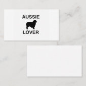 Australischer Schäferhund Visitenkarte (Vorne/Hinten)