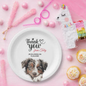 Australischer Schäferhund Wedding Cocktail Pappteller (Party)