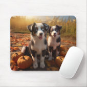 Australischer Schäferhund Welpe Autumn Delight Pum Mousepad (Mit Mouse)