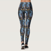 Australischer Schäferhund Whimsical Halloween Male Leggings (Rückseite)
