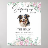 Australischer Schäferhund-Zeichen Poster (Vorne)