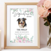 Australischer Schäferhund-Zeichen Poster