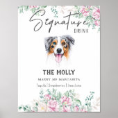 Australischer Schäferhund-Zeichen Poster (Vorne)