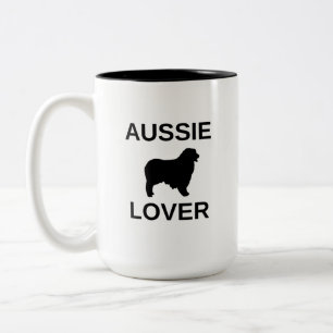 Australischer Schäferhund Zweifarbige Tasse