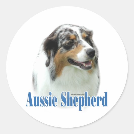 Australischer Schäfername - Aufkleber (Vorderseite)