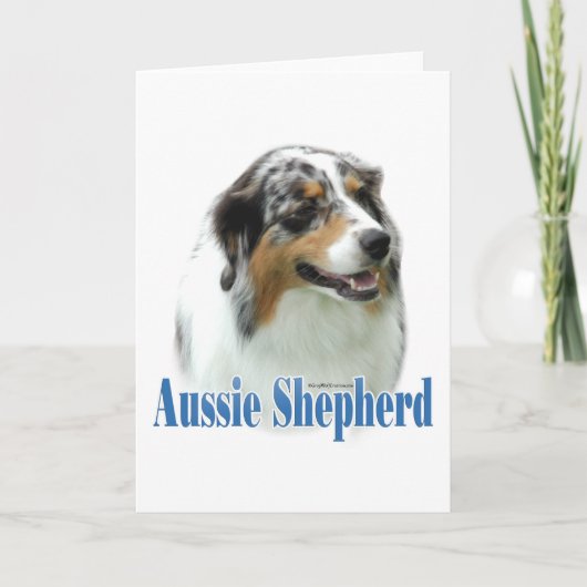 Australischer Schäfername Feiertagskarte (Vorderseite)
