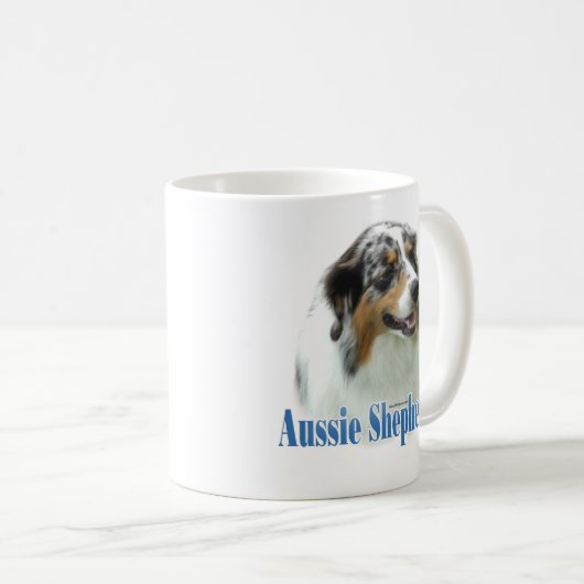 Australischer Schäfername Kaffeetasse (VorderseiteRechts)