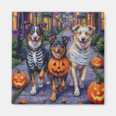 Australischer Schäfertrick-oder-Treating zu Hallow Magnet (Vorne)