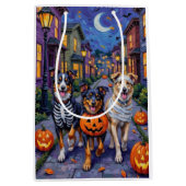 Australischer Schäfertrick-oder-Treating zu Hallow Mittlere Geschenktüte (Vorderseite)
