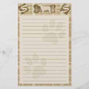 Australischer Schafzüchter Hund Briefpapier