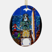 Australischer Schepherd Marlin Fishing Keramik Ornament (Rechts)