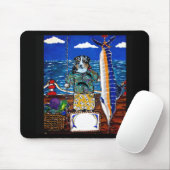 Australischer Schepherd Marlin Fishing Mousepad (Mit Mouse)