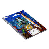 Australischer Schepherd Marlin Fishing Notizblock (Rechte Seite)
