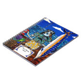 Australischer Schepherd Marlin Fishing Notizblock (Linke Seite)