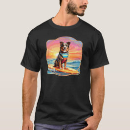 Australischer Schepherd Surfing Dog T-Shirt