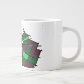 Australischer Schepherd Winter Jumbo-Tasse (Rechts)