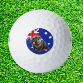 Australischer Schnabeltier entzückend charmant Golfball