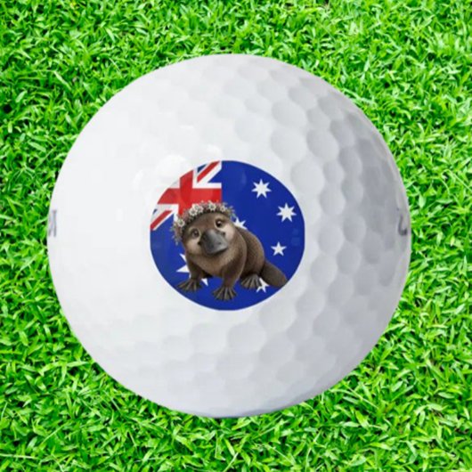 Australischer Schnabeltier entzückend charmant Golfball