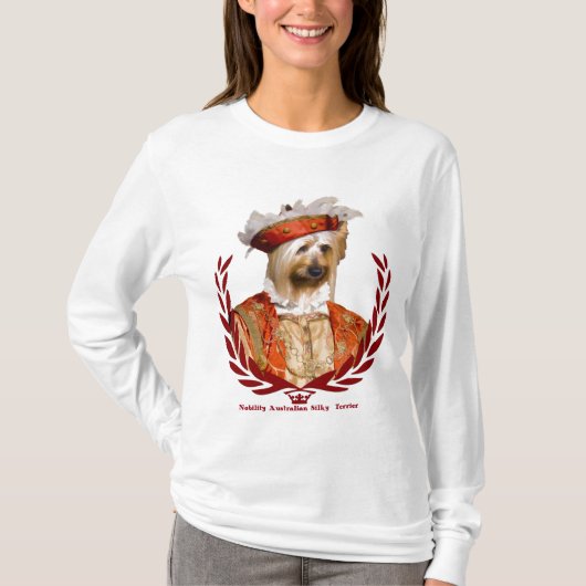Australischer seidiger Terrier-T - Shirt-Adel T-Shirt (Vorderseite)