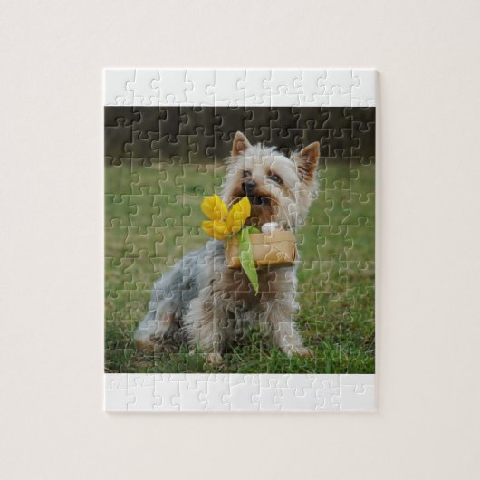 Australischer seidiges Terrier-Hund Puzzle (Vertikal)