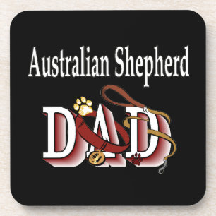 Australischer Shepherd-Vater Getränkeuntersetzer