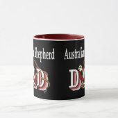 Australischer Shepherd-Vater Tasse (Zentrum)