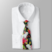 Australischer Sommer-Tropenparrot Krawatte (Gebunden)