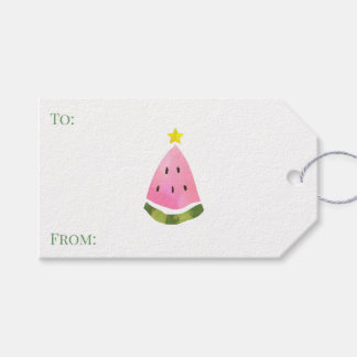 Australischer Sommer Wassermelone Weihnachtsbaum Geschenkanhänger