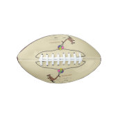 Australischer Spaß Kangaroo Cartoon Illustration Football (Vorderseite)