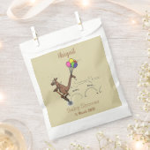 Australischer Spaß Kangaroo Cartoon Illustration Geschenktütchen (Ausgeschnitten)