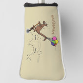 Australischer Spaß Kangaroo Cartoon Illustration Golf Headcover (Rotieren 90)