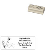 Australischer Spaß Kangaroo Cartoon Illustration Gummistempel (Stempel)