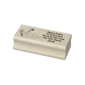 Australischer Spaß Kangaroo Cartoon Illustration Gummistempel (Stempel)