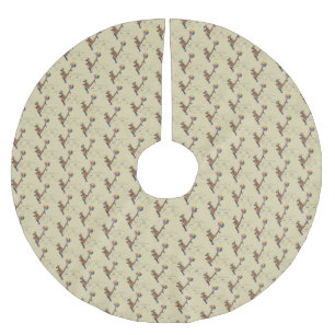 Australischer Spaß Kangaroo Cartoon Illustration Polyester Weihnachtsbaumdecke