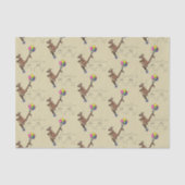 Australischer Spaß Kangaroo Cartoon Illustration Seidenpapier (Vorderseite)