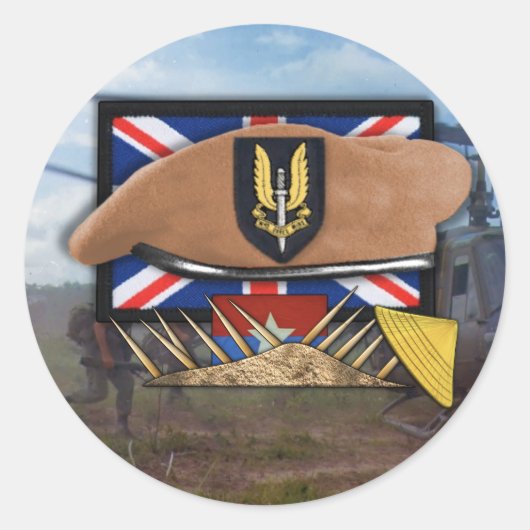 Australischer Spezialflieger sas vietnam Sticker (Vorderseite)