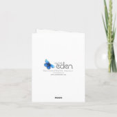 Australischer Sprung für Freudekänguruh Feiertagskarte (Rückseite)