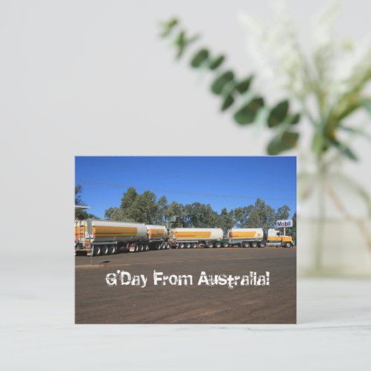Australischer Straßenzug Postkarte (Stehend Vorderseite)